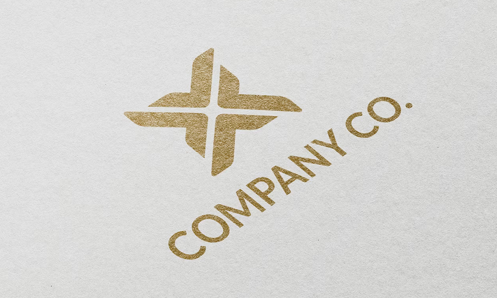 image with logo and name for representing